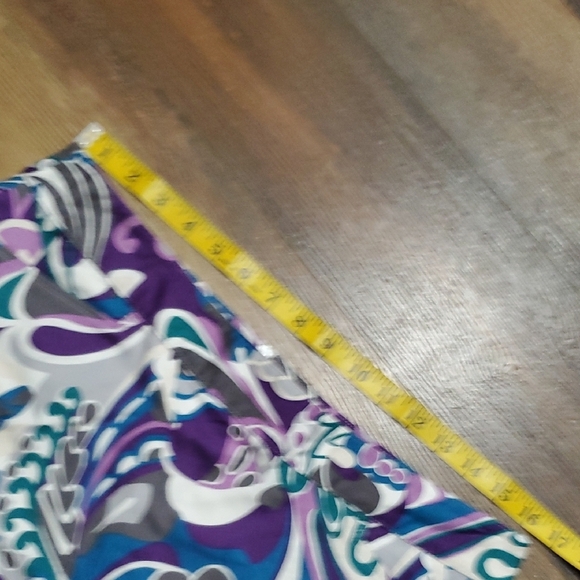 Lady Hagen Purple and Blue Patterned Skort - Picture 4 of 8